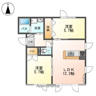 Abista【1階】の間取り